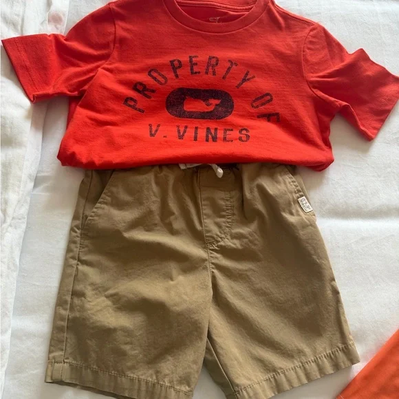 Vineyard Vines Kids Matching Set - Navy, Red, Pink, Green, Tan - Picture 3 of 5